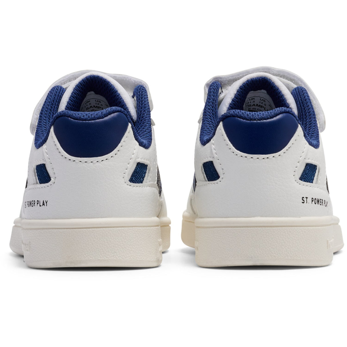 Hummel White/Blue St Power Play Jr Sneakers