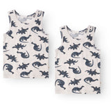 That's Mine Mono Dino Emil Tanktop 2-Pack