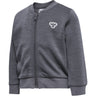 Hummel Dark Grey Melange Mini Wool Zip Jacket Bee