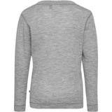 Hummel Grey Melange Jr Wool Rib T-Shirt L/S