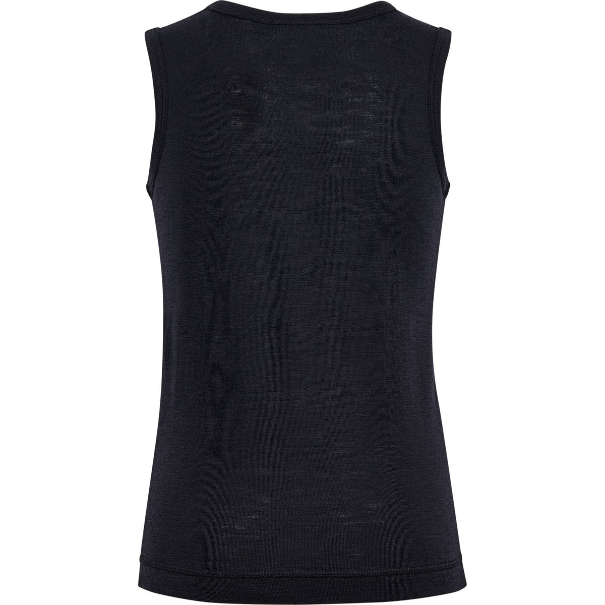 Hummel Black Jr Wool Rib Top S/L