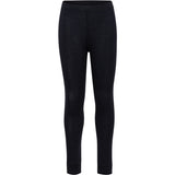 Hummel Black Jr Wool Rib Tights