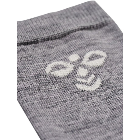 Hummel Grey Melange Jr Wool Socks