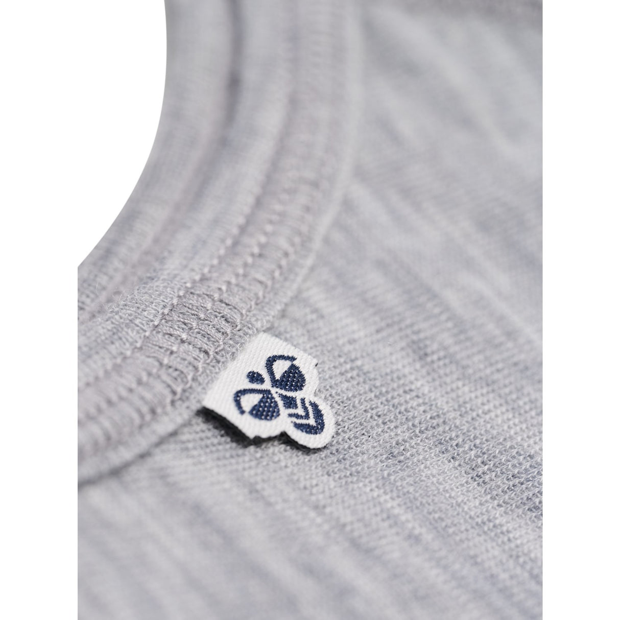 Hummel Grey Melange Mini Wool Rib Hat