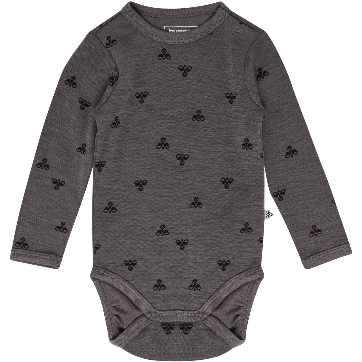 Hummel Charcoal Gray Mini Wool Body L/S