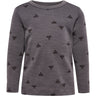 Hummel Charcoal Gray Mini Wool T-Shirt L/S