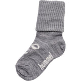 Hummel Grey Melange Mini Wool Socks