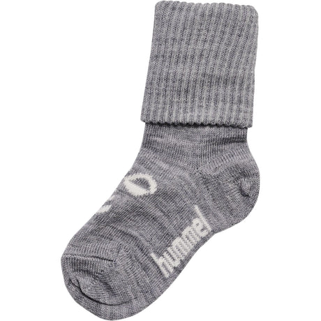 Hummel Grey Melange Mini Wool Socks