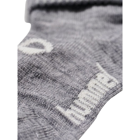 Hummel Grey Melange Mini Wool Socks