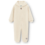 Mini A ture Angora Cream Matadel Teddyfleece Jumpsuit. GRS
