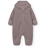 Mini A ture Zinc Purple Matadel Teddyfleece Jumpsuit. GRS