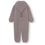 Mini A ture Zinc Purple Matadel Teddyfleece Jumpsuit. GRS