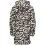 kids ONLY Silver Mink Leo Kogdalia Puffer Aop Jacket Cs Otw