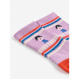 Bobo Choses Lavender Game Pawns Short Socks