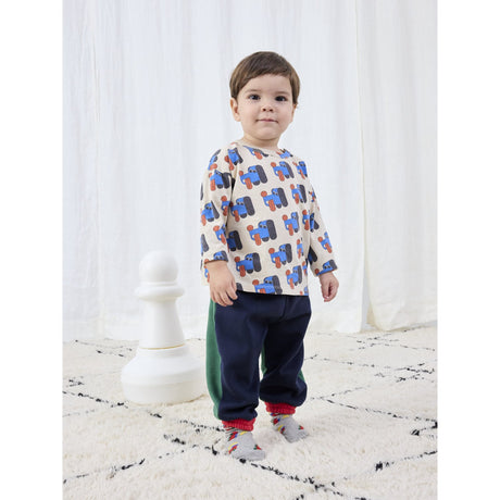 Bobo Choses Offwhite Doggy Mate All Over T-Shirt