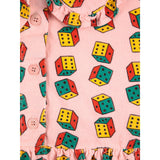 Bobo Choses Pink Dices All Over Micro Corduroy Dress