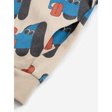 Bobo Choses Offwhite Doggy Mate All Over Zipped Hoodie