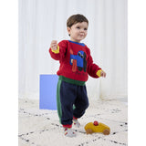 Bobo Choses Red Doggy Mate Jacquard Jumper