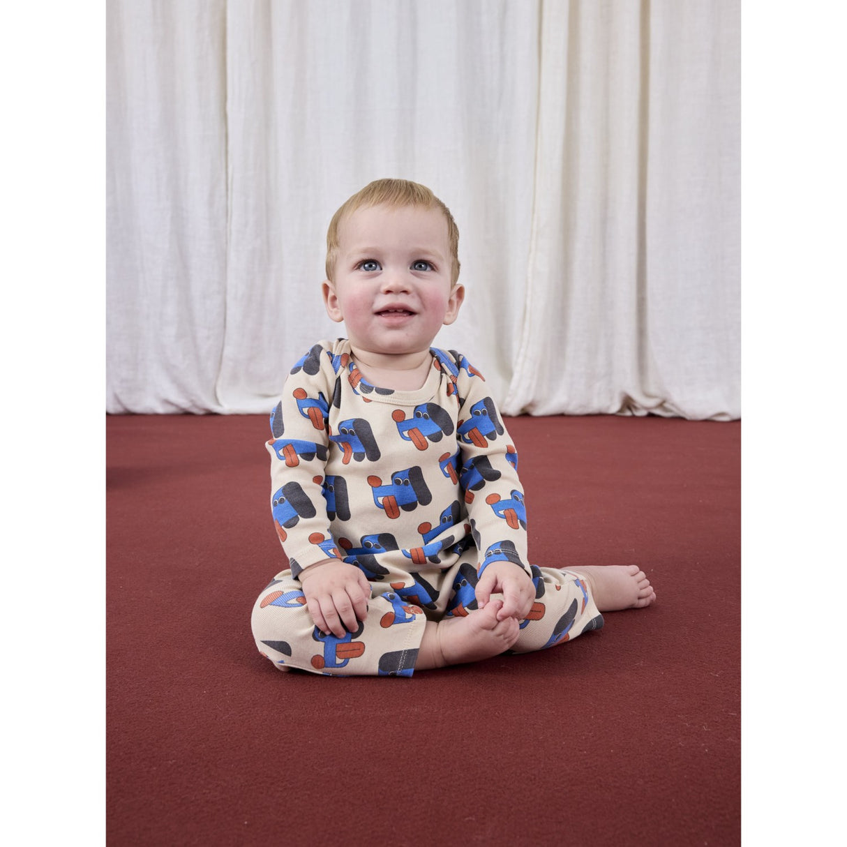 Bobo Choses Offwhite Doggy Mate All Over Leggings