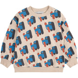 Bobo Choses Offwhite Doggy Mate All Over Sweatshirt