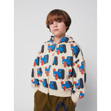 Bobo Choses Offwhite Doggy Mate All Over Zipped Hoodie