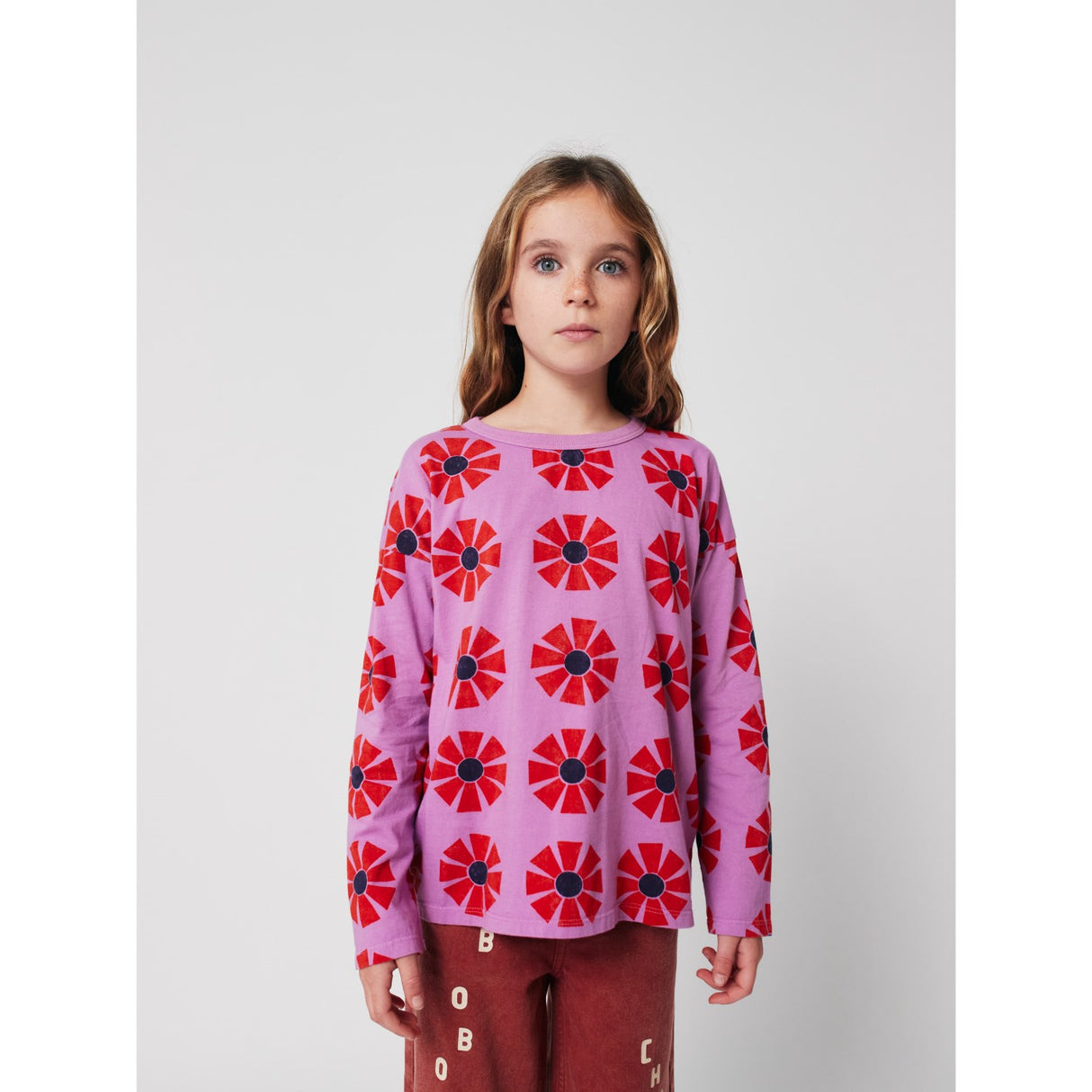 Bobo Choses Purple Kaleidoscope All Over T-Shirt