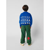 Bobo Choses Blue Farm Jacquard Jumper