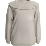 Hanevild Cream Oatmeal Lea Blouse, Merino Wool