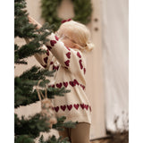 Hanevild Ivory Red Heart Blouse