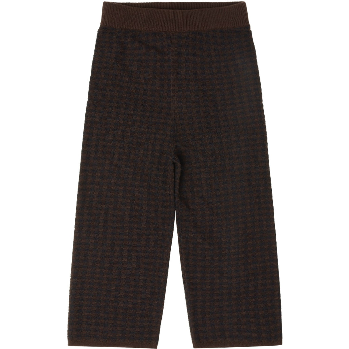 FUB Mocca/Dark Navy Checked Pants