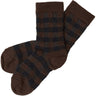 FUB Mocca/Dark Navy 2-Pack Check Socks