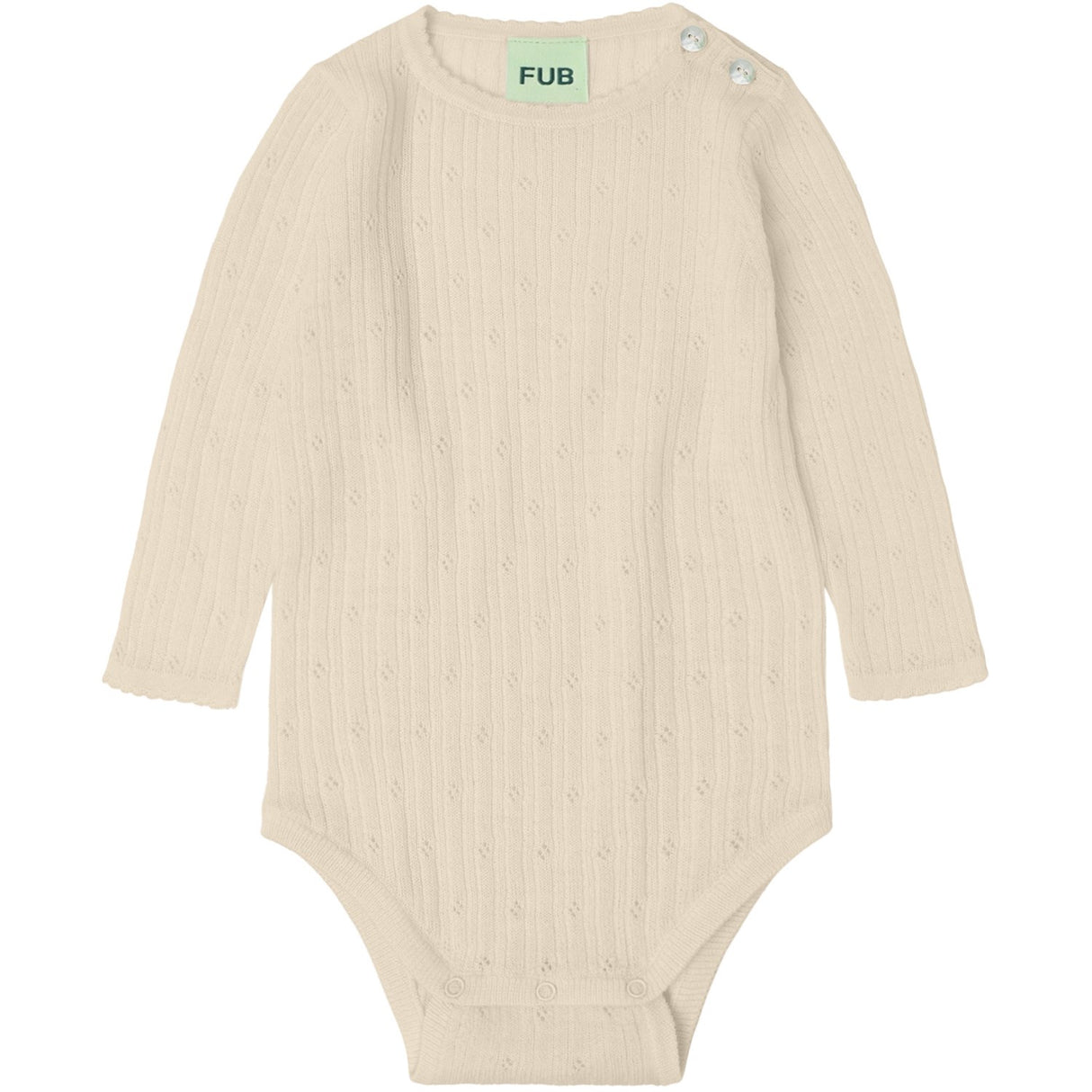 FUB Ecru Baby Pointelle Body