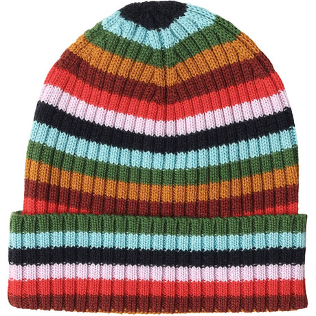 FUB Multi Stripe Rib Beanie