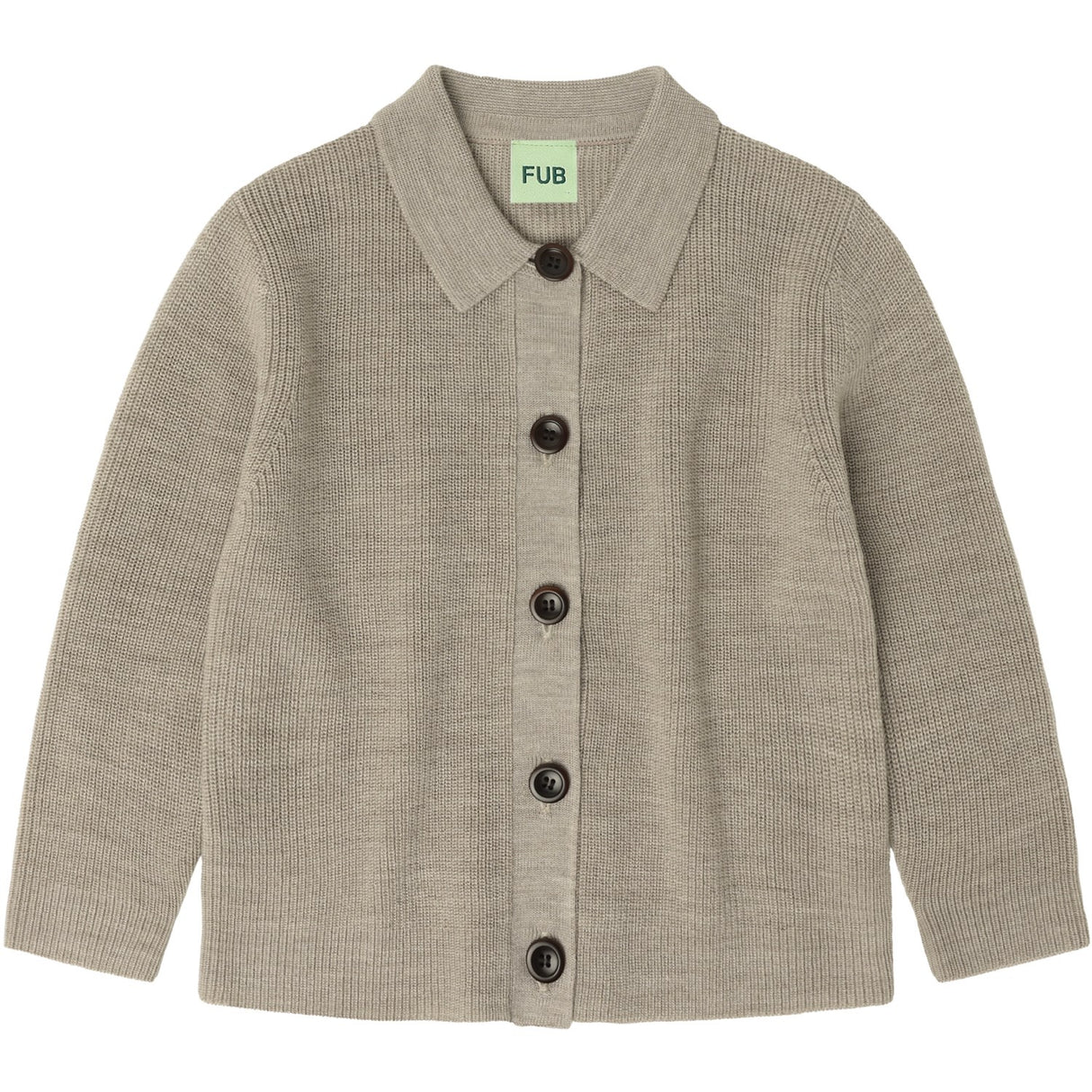 FUB Oat Melange Cardigan