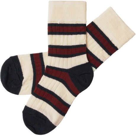 FUB Ecru 2-Pack Two-tone Stripe Socks