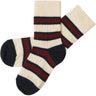 FUB Ecru 2-Pack Two-tone Stripe Socks