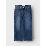 Name It Dark Blue Denim Rose Wide Jeans Noos