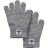 Hummel Grey Melange Knit Gloves 2-Pack