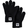 Hummel Black Knit Gloves 2-Pack