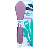 Sistema Misty Purple To Go Cutlery Set