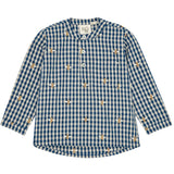 Flöss Bee Blue Check Olivian Shirt
