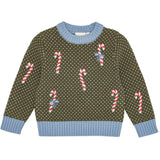Flöss Dark Green Christmas Jasper Sweater