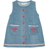 Flöss Mid Blue Rinse Hazel Dress