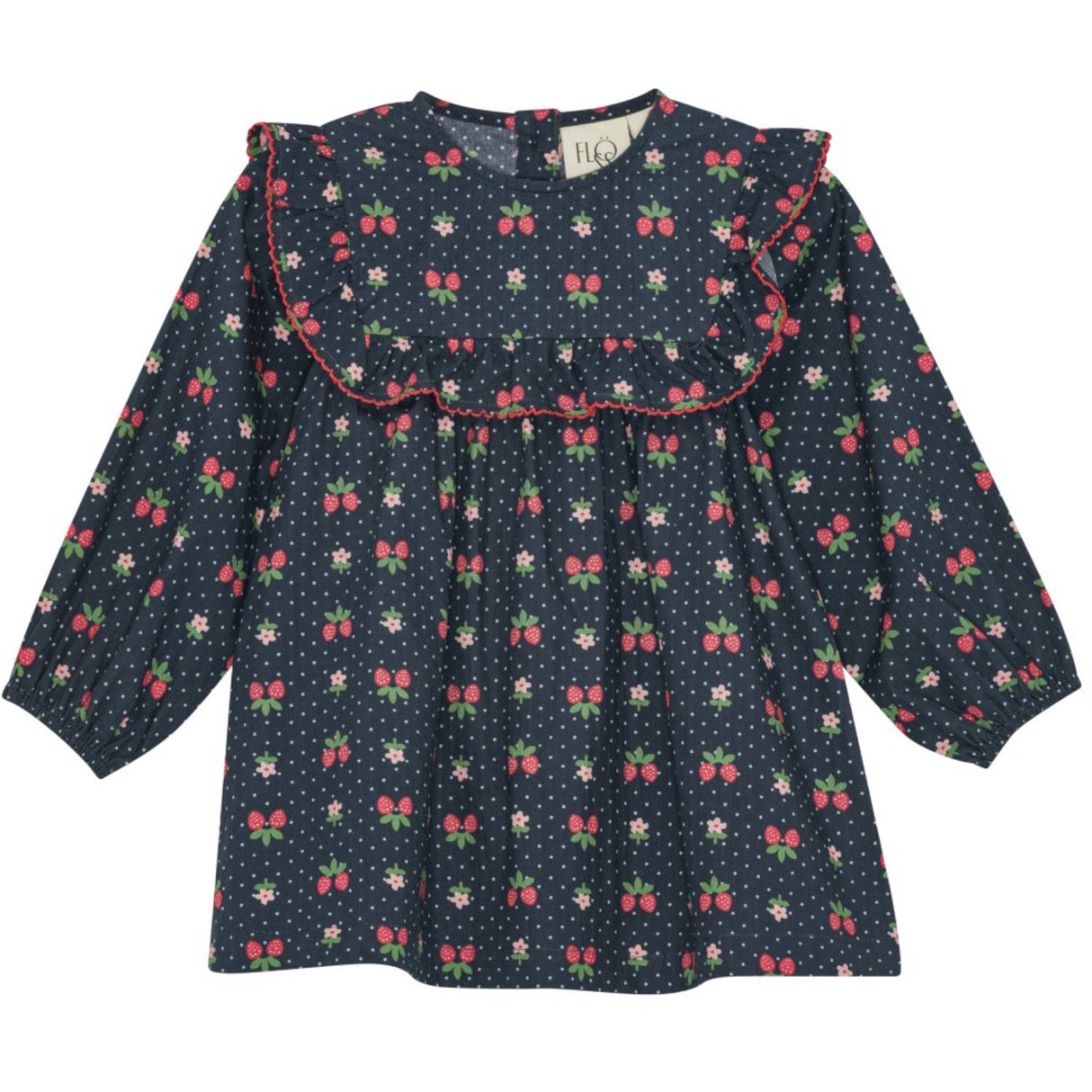 Flöss Navy Space Berry Sofia Dress