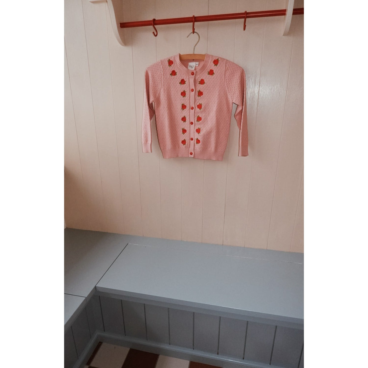 Flöss Warm Pink Aya Cardigan