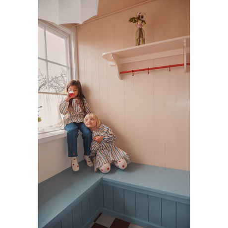 Flöss Mid Blue Strawberry Vilma Pants