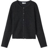 Name It Dark Grey Melange Nkfsaluna Ls Knit Card Noos