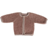 Smallstuff Rose Cardigan With Zipper Bouclé Merino Wool