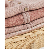 Smallstuff Rose Cardigan With Zipper Bouclé Merino Wool