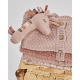 Smallstuff Powder Cardigan Square Knit Merino Wool